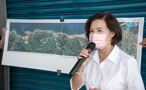 北宜快速道路規劃露曙光 林姿妙：宜蘭端設烏石港 新北端接國道1