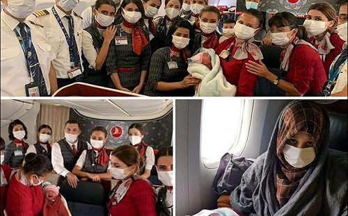 3萬英呎高空的喜訊！阿富汗婦女逃亡班機產下1女