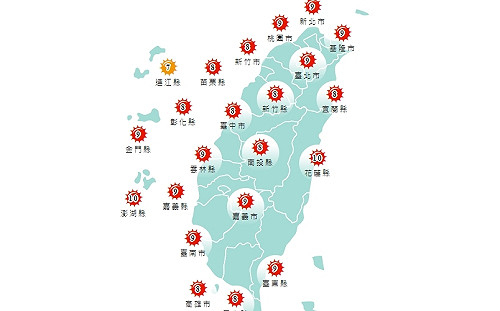 高溫35度！連假出遊注意防曬 山區防午後局部大雷雨