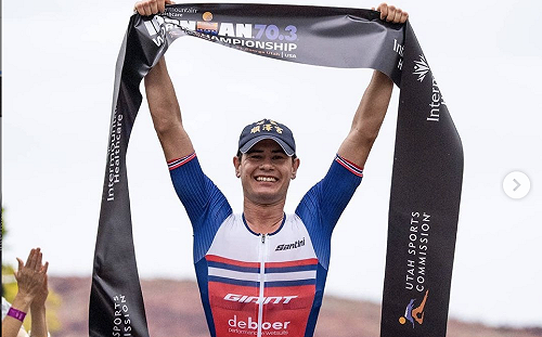 順澤宮「神帽」配捷安特加持 伊登蟬聯鐵人三項世界冠軍