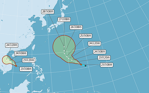 颱風「電母、蒲公英」恐在2天內接連生成!氣象局公布預測路徑
