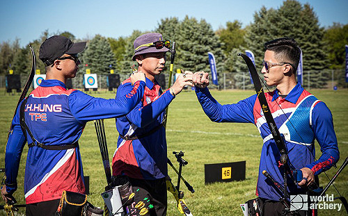 台灣射箭反曲弓男團 世錦賽逆轉射日摘銅