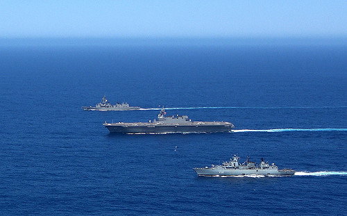 自由開放印太！日本IPD21支隊與德「巴伐利亞號」聯合操演