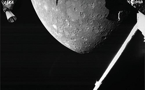 歐日合作探測計畫  飛行近3年傳回水星首批影像
