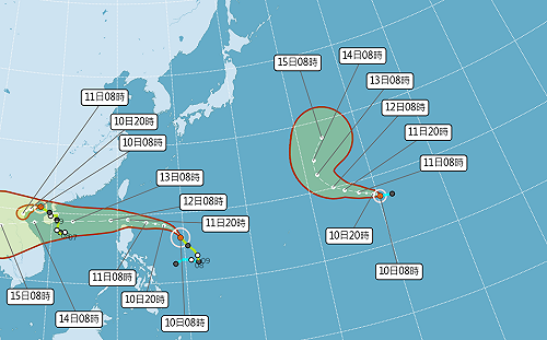 三颱形成！氣象局：圓規預估今晚8時發海警 北部、東半部等恐有豪雨
