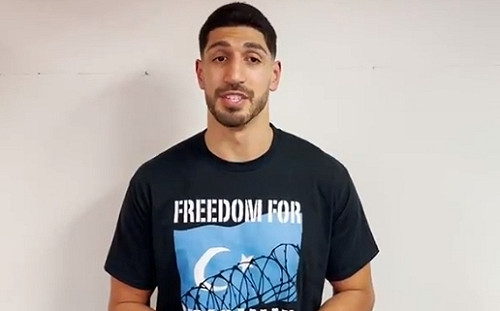 (影)挺西藏遭中國封殺！NBA球星坎特再度替維族發聲