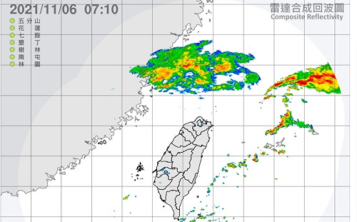 今迎風面北東短暫陣雨 金門.馬祖局部霧影響能見度