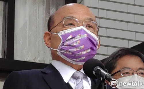 蘇貞昌搭專機宣講公投 江啟臣控「公器黨用」