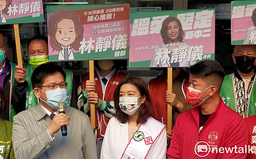 中二補選》林佳龍期勉陳柏惟 當「靜儀」分身、為「正義」發聲