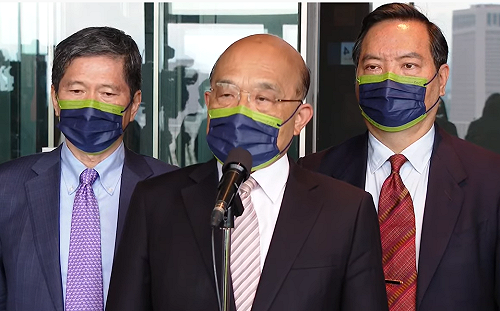 沈榮津在公務時間宣傳公投 蘇揆：說明政府政策「天經地義」