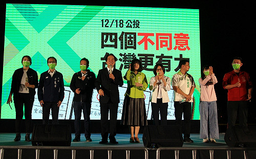 李昆澤舉辦三民場公投說明會 呼籲四個不同意台灣更有力