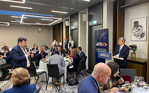 陳建仁立陶宛演說 談台灣民主經驗籲合作捍衛理念