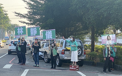設競選看板遭施壓?林靜儀坦言受到地方壓力