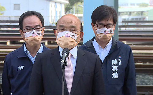 蘇揆:國民黨為了核四15年浪費3千億 「不同意」重啟才能更安全