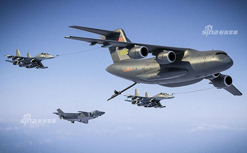 罕見!傳解放軍Y-20U空中加油機穿巴士海峽飛往台灣東南空域