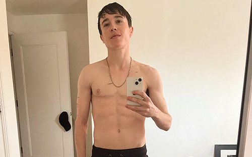 艾略特佩吉切除乳房曬上空照！大秀「超結實8塊腹肌」網讚爆