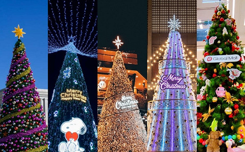 雪花隨風飄  打卡不能少！每一棵都夢幻絕美   2021必訪聖誕樹