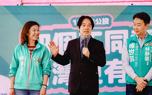 中二補選》四度親臨選區 賴清德：林靜儀符合大家對正義的要求