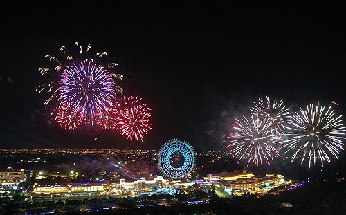 全台最大摩天輪 跨年燈光煙火秀動畫版搶先曝光！