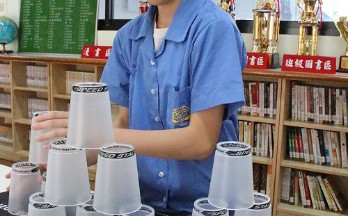 新北竹林中學張伃汝國際疊杯大賽勇奪4金3銅