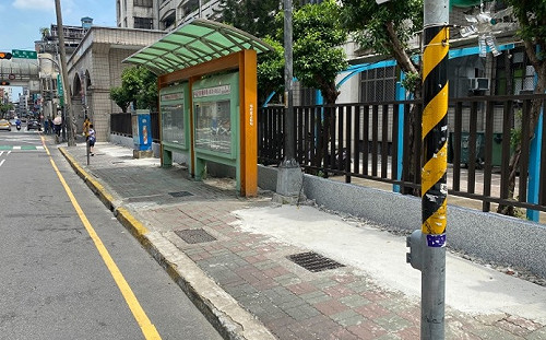 張志豪爭取433.3萬經費  中和積穗國小人行道整修完畢