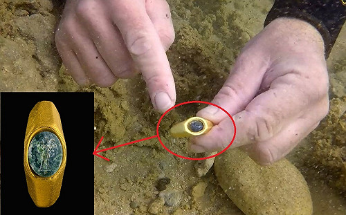 挖到寶！以色列海底古船藏千年耶穌戒指 重見天日