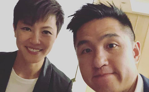 我們的位置是民主與人權的一端 劉仕傑PO合照：希望香港朋友一切平安