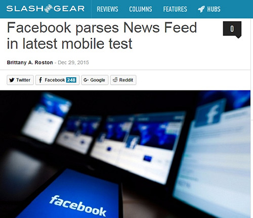 臉書測試新功能 動態消息可依用戶興趣分類