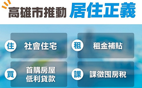落實居住正義  高市府與中央合力推動1萬戶社會住宅