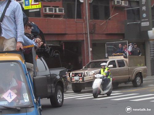台南掃街提前結束 朱立倫讚：交管非常好