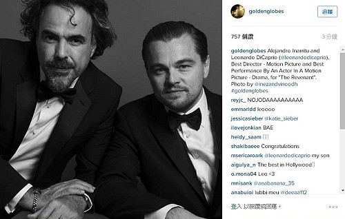 李奧納多3度金球獎稱帝 《神鬼》成最大贏家