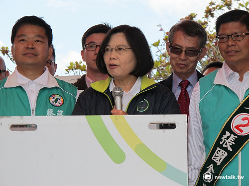 蔡朱決戰南投 蔡：這裡贏，全台都選得好