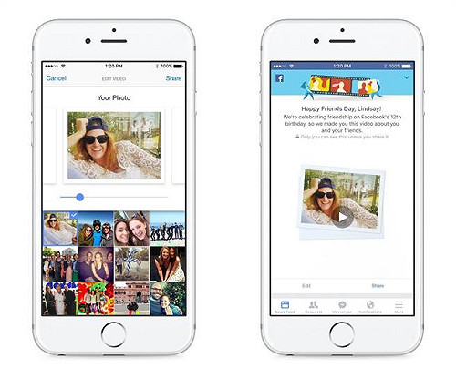 臉書慶祝「好友日」  推出個人版微電影！