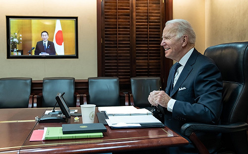 美日領袖視訊會談內容 中國駐日大使館發文痛批