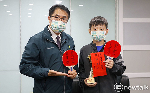 13歲郭冠宏破紀錄成最年輕桌球國手 黃偉哲勉勵國際賽奪佳績