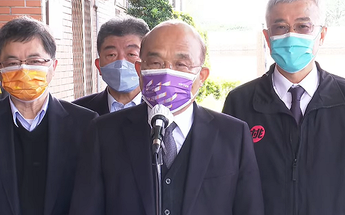 Omicron本土疫情連環爆 蘇貞昌：戒慎但不必恐懼