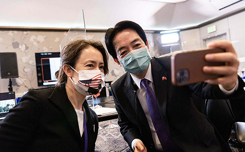 （影）賴清德視訊會晤美國聯邦眾院議長裴洛西　感謝長期對臺灣的堅定支持