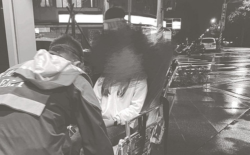 少女遭家暴被痛毆送醫　正義哥求救