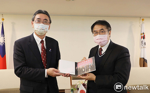 日台交流協會高雄所長離任前訪台南 黃偉哲盼台日情誼綿延相續