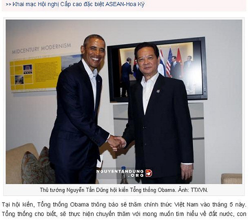 歐巴馬拉攏東協  籲採具體措施降低南海緊張