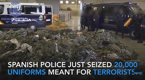 西班牙查獲２萬件IS聖戰士制服