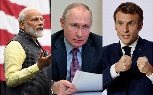 烏俄戰後第一個聯絡普丁的男人？莫迪、馬克宏搶先調停