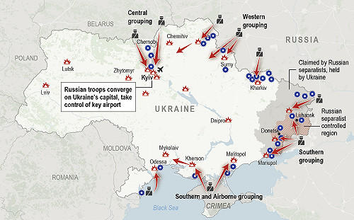 說一套做一套?才說要談判 俄國調動大軍朝基輔挺進