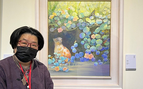 「風華正盛－圓創膠彩畫會聯展」新北藝文中心展出