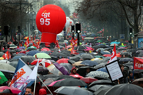 非撤不可！20萬法國人再上街頭嗆勞動法案