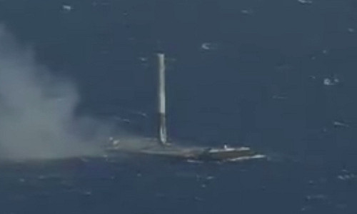 SpaceX升空 首度海上回收發射火箭