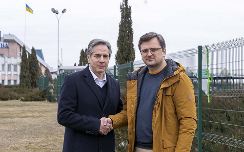 美國務卿與烏克蘭外長通電話 布林肯重申：堅定支持烏國人民