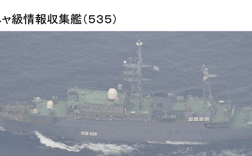 武嚇怕你看不到? 俄軍艦貼近日本海域「來回穿梭」對馬海峽 防衛省警戒