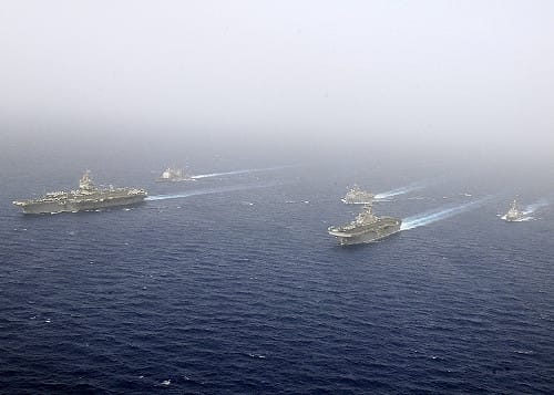 美國去年對中國等13國執行航行自由行動