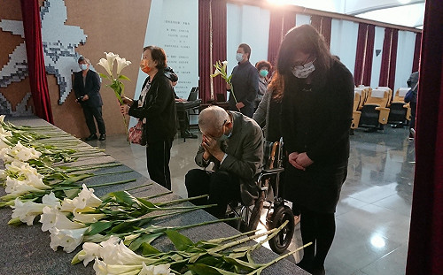 228失蹤受難者追思會「今天是我公公忌日，其實不知是哪天，只好選這天」